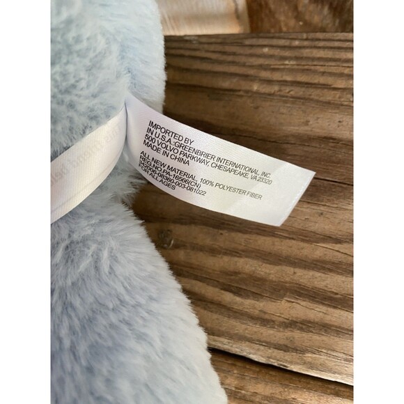 Greenbriar Int Rabbit Bunny Plush 16 inch Blue Long Floppy Ears Stuffed Animal - Picture 4 of 8